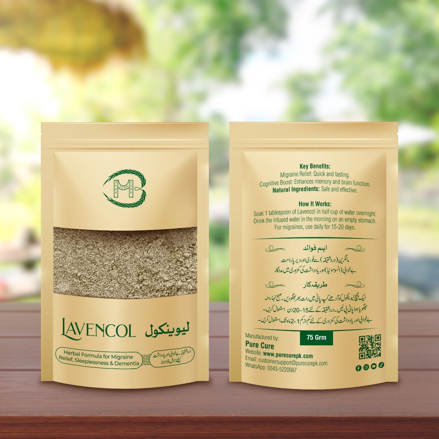 Lavencol: Herbal Tonic for Migraine, Memory loss and Sleeplessness
