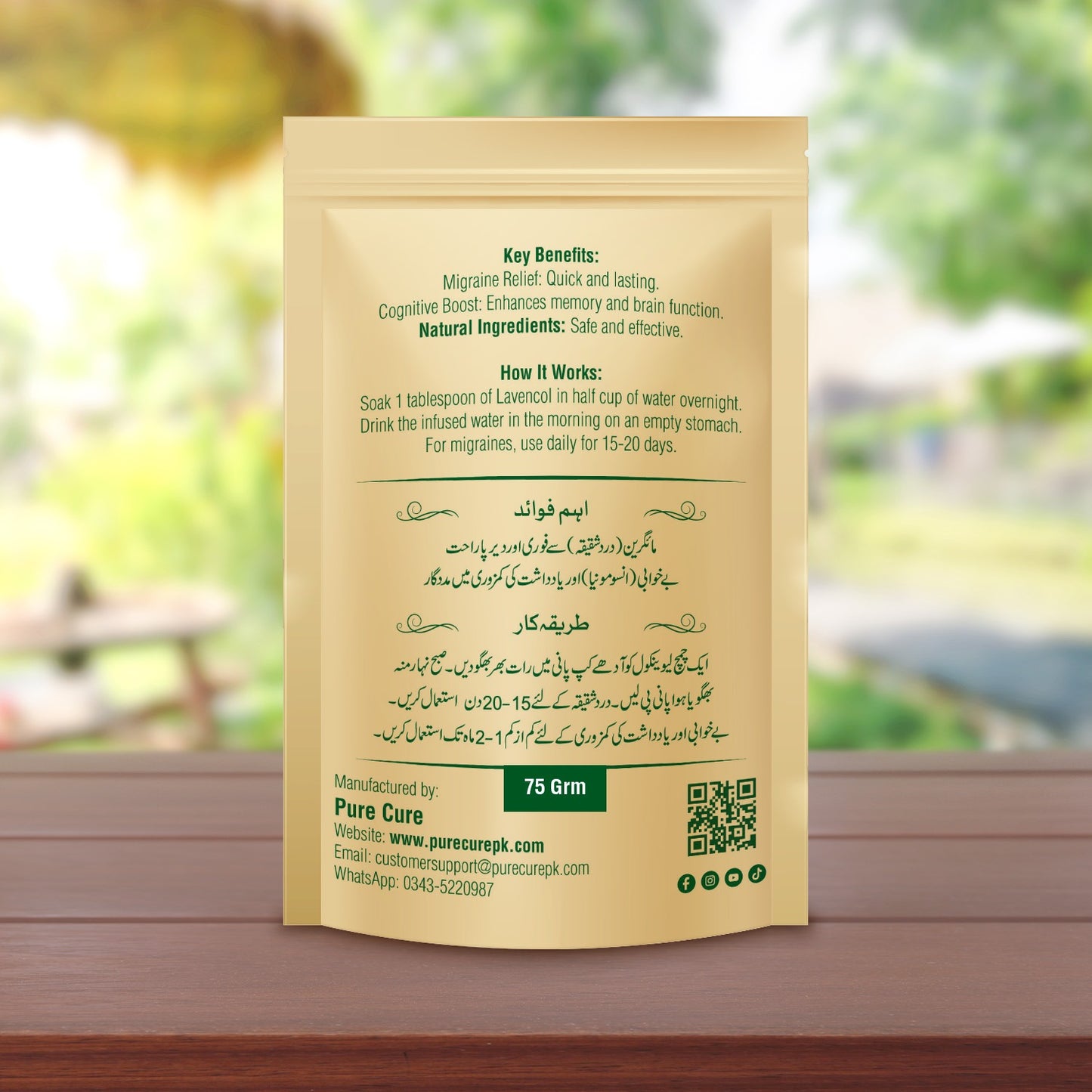 Lavencol: Herbal Tonic for Migraine, Memory loss and Sleeplessness