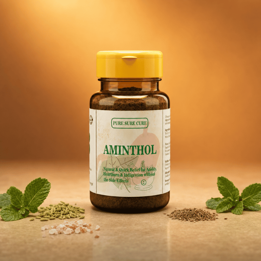 Aminthol — Herbal Tonic for Acidity, Bloating & Heavy Digestion