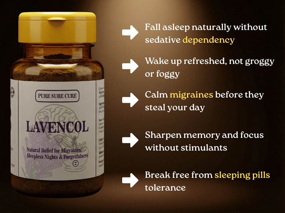 Lavencol: Herbal Tonic for Migraine, Memory loss and Sleeplessness