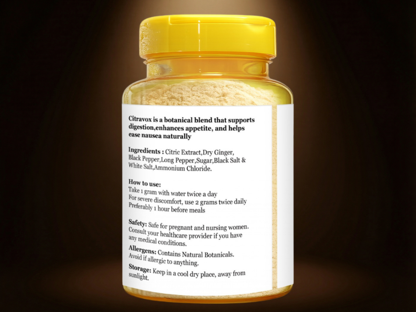 Citravox — Traditional Appetite & Digestive Tonic