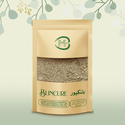 Blincure: Herbal Formula for Excessive Menstrual Bleeding, Stomach and Intestinal Ulcer, and First Aid Use