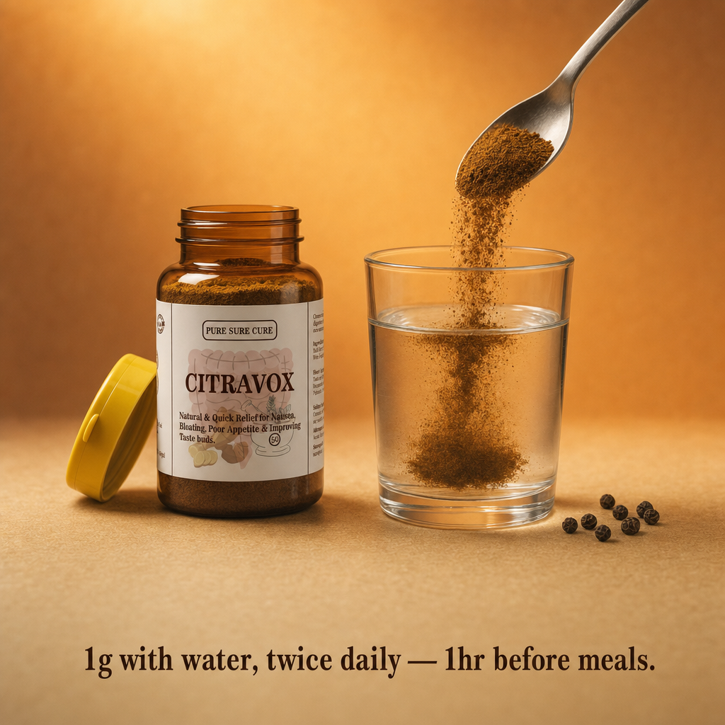 Citravox — Herbal Tonic for Appetite Loss, Nausea & Weak Digestion